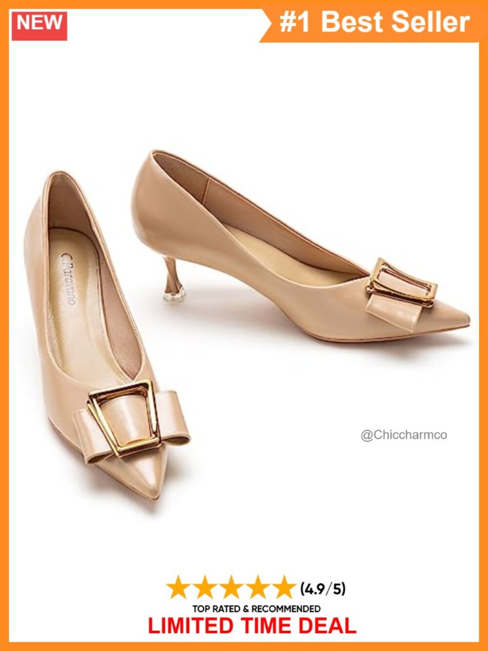 Kitten Heel Pumps Pointed Toe Slingback Dress Shoes